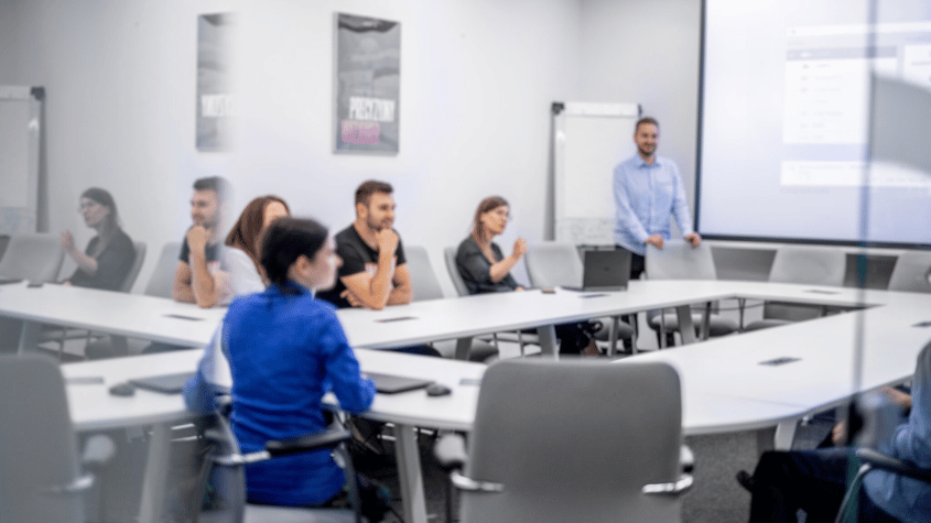 Hicron Software House Team working on Business Analysis on one of the client's cases